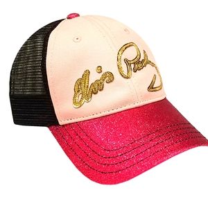 ELVIS PRESLEY SIGNATURE MIXED MEDIA CAP NWOT